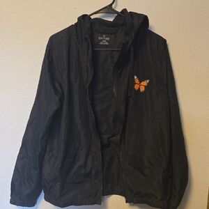 Empyre Black Jacket with Orange Accent